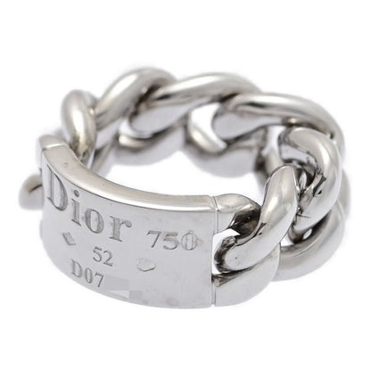 Christian DIOR Golmet Ring - Ring / 18k(wgnone)-13.3g/10.5/#50.5 /white Gold