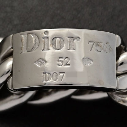 Christian DIOR Golmet Ring - Ring / 18k(wgnone)-13.3g/10.5/#50.5 /white Gold