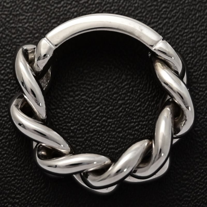 Christian DIOR Golmet Ring - Ring / 18k(wgnone)-13.3g/10.5/#50.5 /white Gold