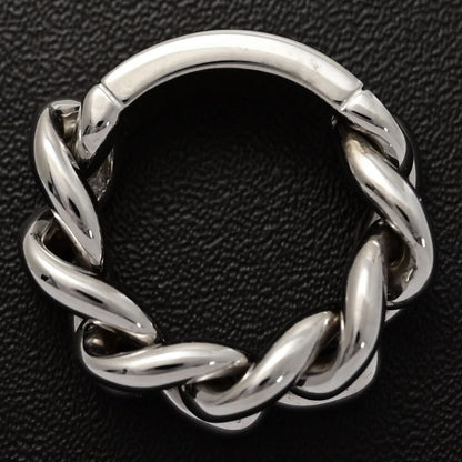 Christian DIOR Golmet Ring - Ring / 18k(wgnone)-13.3g/10.5/#50.5 /white Gold