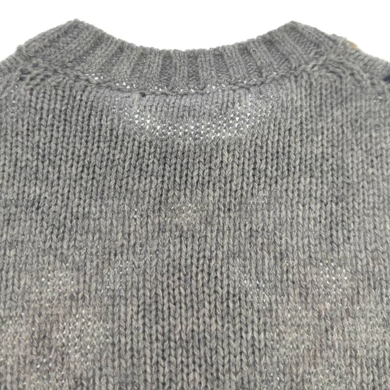 Prada Cashmere Argyle Check Knit Sweater Top / New 2025aw/p24t2p_172d_f0031_s_oo