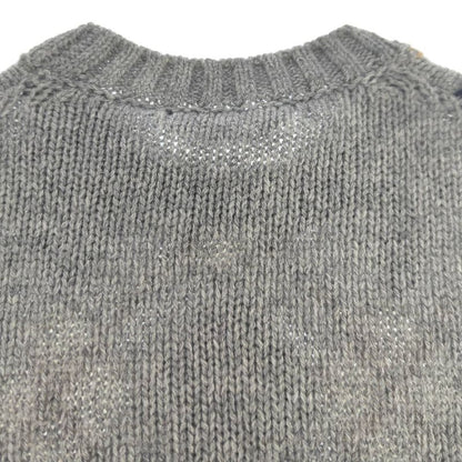 Prada Cashmere Argyle Check Knit Sweater Top / New 2025aw/p24t2p_172d_f0031_s_oo