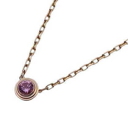 Cartier Necklace Ladies Brand 750pg 1P Pink Sapphire D'amour Pink Gold B7218400