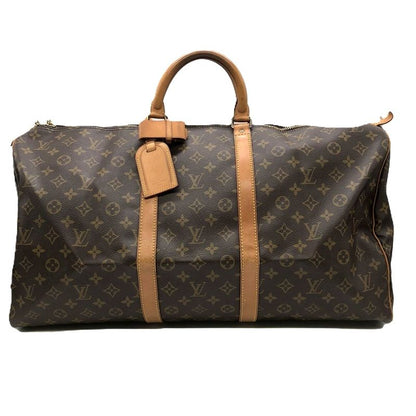 Louis Vuitton M41424 Keepall 55 Boston Bag Travel Bag Monogram Brown Ladies Men