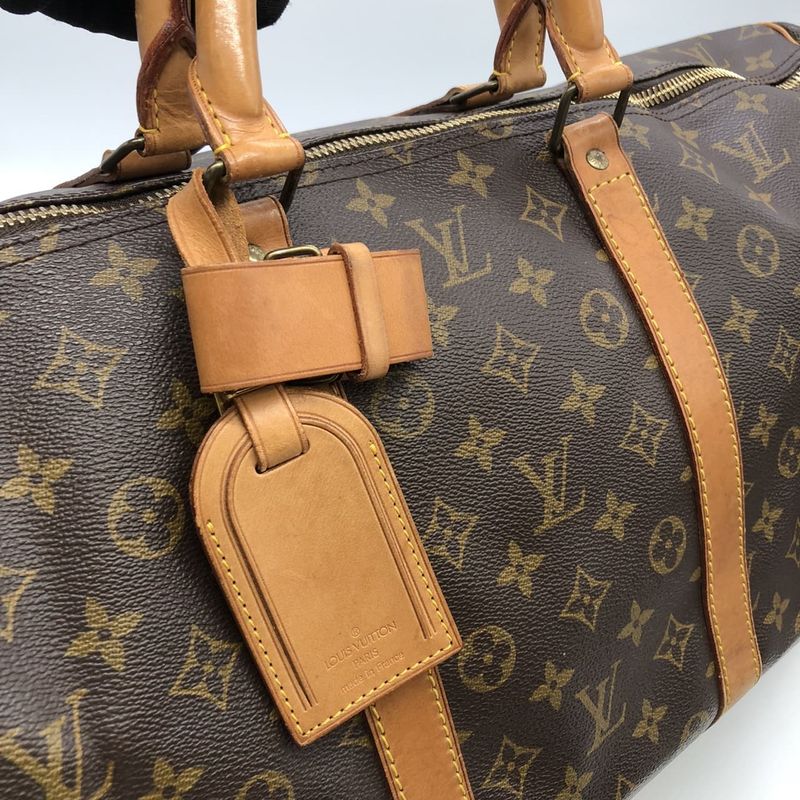 Louis Vuitton M41424 Keepall 55 Boston Bag Travel Bag Monogram Brown Ladies Men