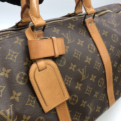 Louis Vuitton M41424 Keepall 55 Boston Bag Travel Bag Monogram Brown Ladies Men