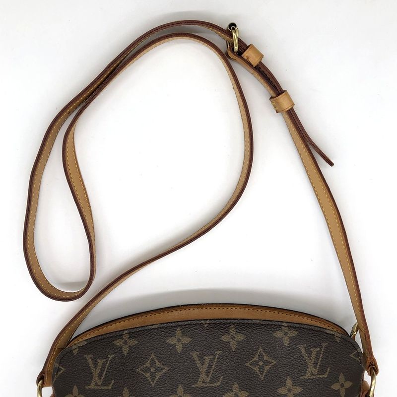 Louis Vuitton M51290 Drouot Shoulder Bag Monogram Brown Women Men Vintage USED