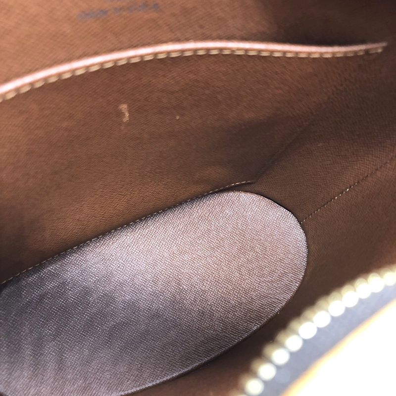 Louis Vuitton M51290 Drouot Shoulder Bag Monogram Brown Women Men Vintage USED