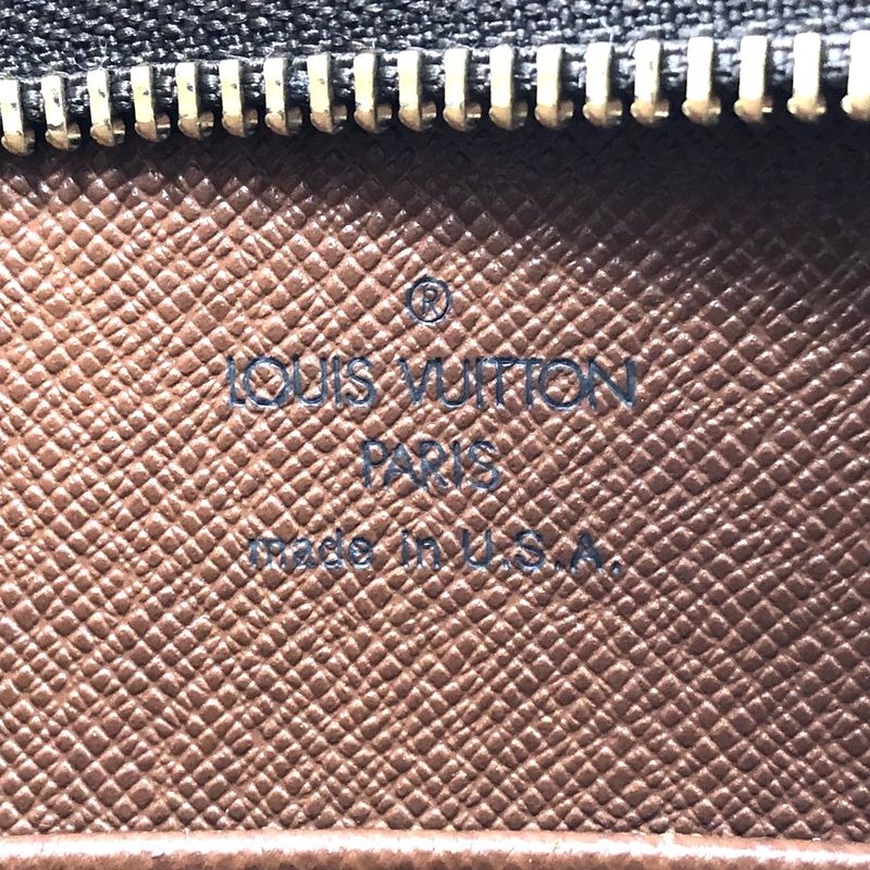 Louis Vuitton M51290 Drouot Shoulder Bag Monogram Brown Women Men Vintage USED