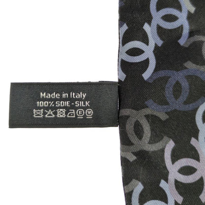 Chanel Coco Mark Scarf Total Neckwear 22v/black Next-day Delivery Possible [] A
