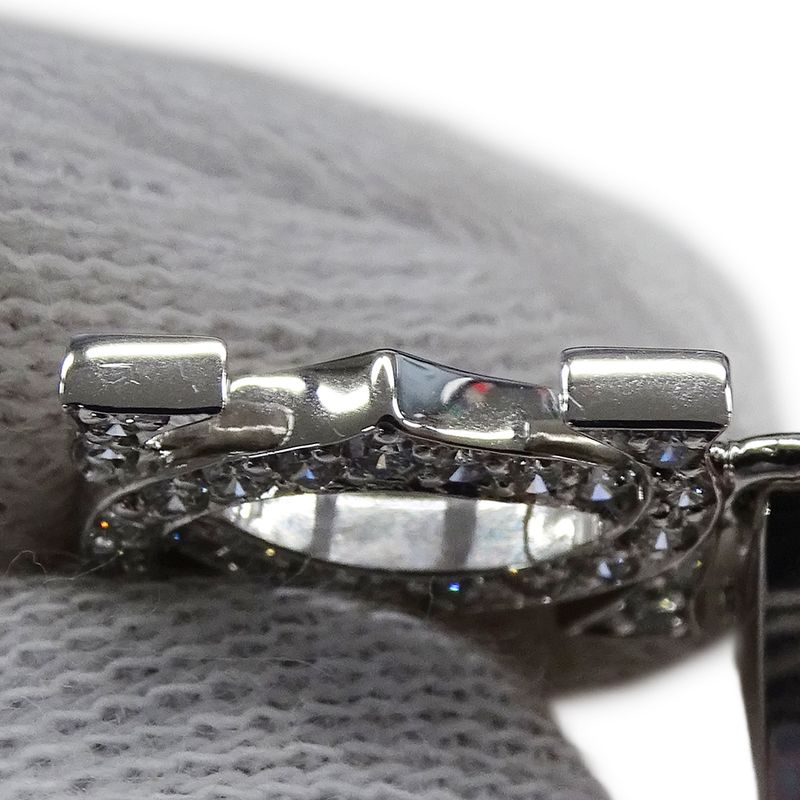 Cartier Pendant Top Ladies Men's Brand Charm 750wg Diamond 2C White Gold