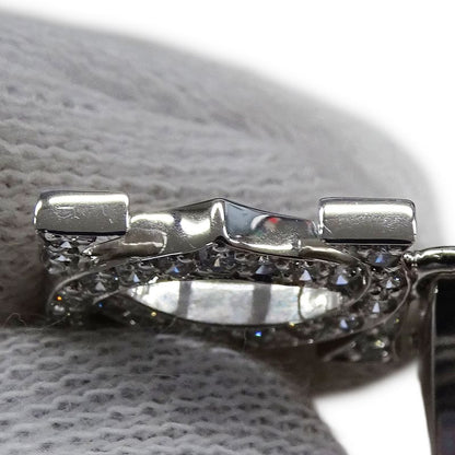 Cartier Pendant Top Ladies Men's Brand Charm 750wg Diamond 2C White Gold