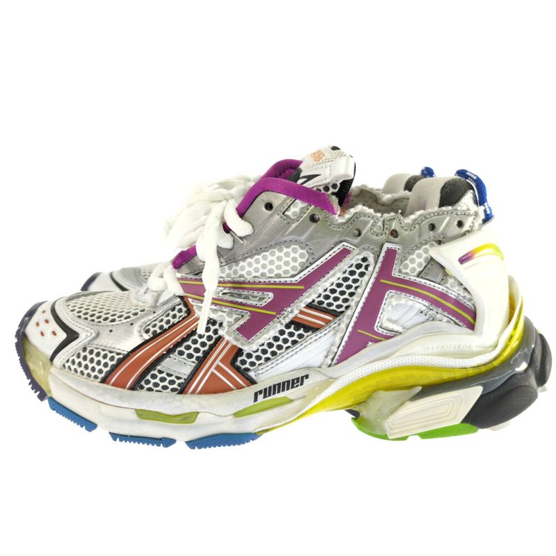 Balenciaga Runner Sneaker Shoes / 677402 / 37 / White / Next Day Delivery