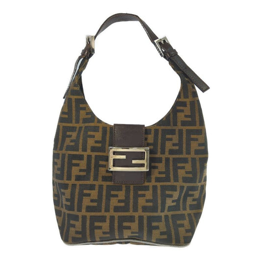 Fendi Zucca Canvas Leather Mini Bag Handbag Tote Bag/2308-26686-099/brown [all