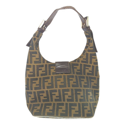 Fendi Zucca Canvas Leather Mini Bag Handbag Tote Bag/2308-26686-099/brown [all