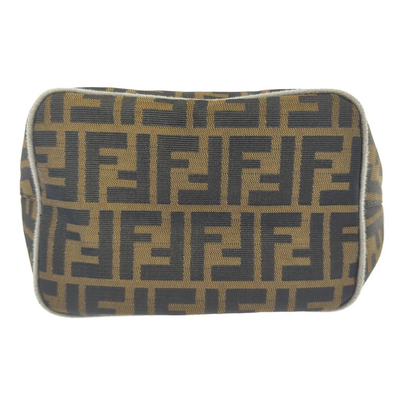 Fendi Zucca Canvas Leather Mini Bag Handbag Tote Bag/2308-26686-099/brown [all