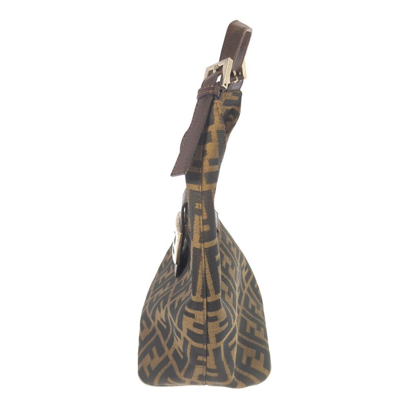 Fendi Zucca Canvas Leather Mini Bag Handbag Tote Bag/2308-26686-099/brown [all