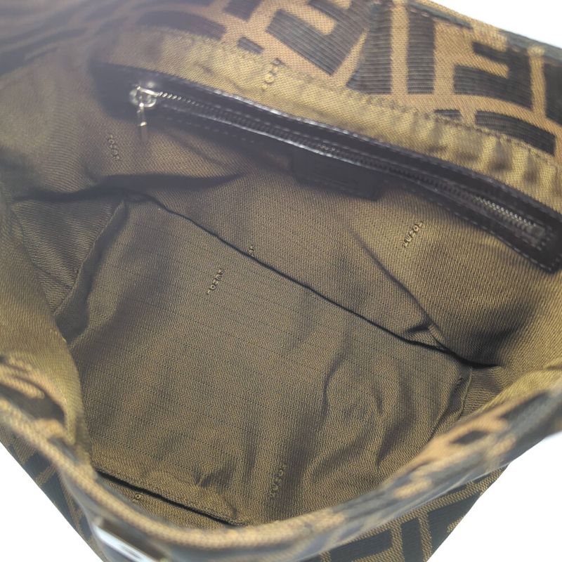 Fendi Zucca Canvas Leather Mini Bag Handbag Tote Bag/2308-26686-099/brown [all