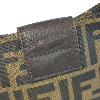 Fendi Zucca Canvas Leather Mini Bag Handbag Tote Bag/2308-26686-099/brown [all