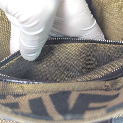 Fendi Zucca Canvas Leather Mini Bag Handbag Tote Bag/2308-26686-099/brown [all