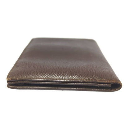 Bvlgari Embossed Logo Leather Billfold Long Wallet / Brown / Next Day Delivery