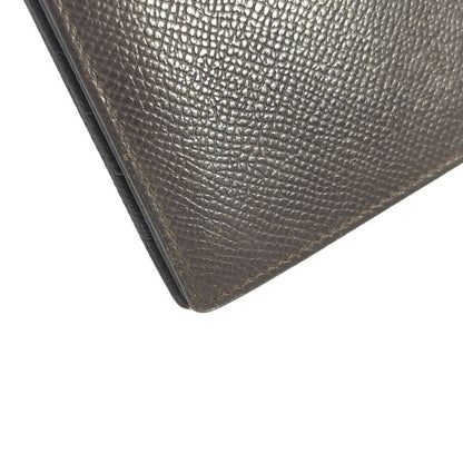 Bvlgari Embossed Logo Leather Billfold Long Wallet / Brown / Next Day Delivery