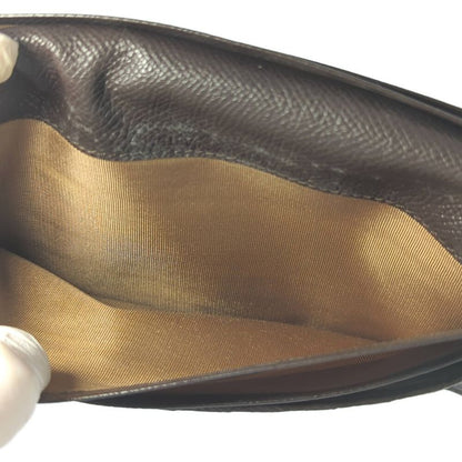 Bvlgari Embossed Logo Leather Billfold Long Wallet / Brown / Next Day Delivery