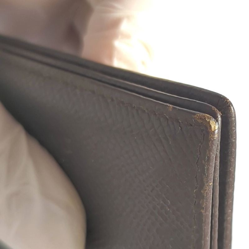 Bvlgari Embossed Logo Leather Billfold Long Wallet / Brown / Next Day Delivery