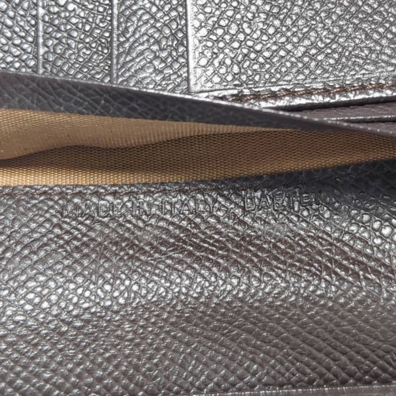 Bvlgari Embossed Logo Leather Billfold Long Wallet / Brown / Next Day Delivery