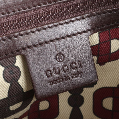 Guccissima Horsebit Leather Tote Bag Shoulder 145984 Brown Genuine Leather