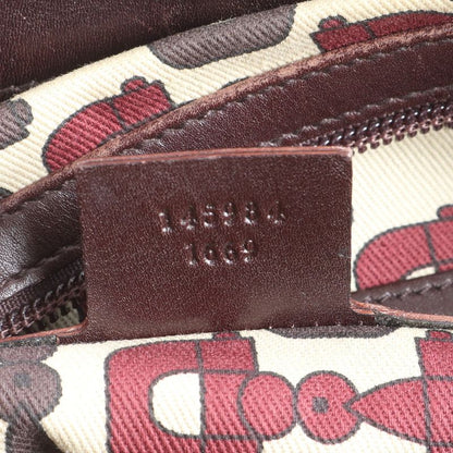 Guccissima Horsebit Leather Tote Bag Shoulder 145984 Brown Genuine Leather