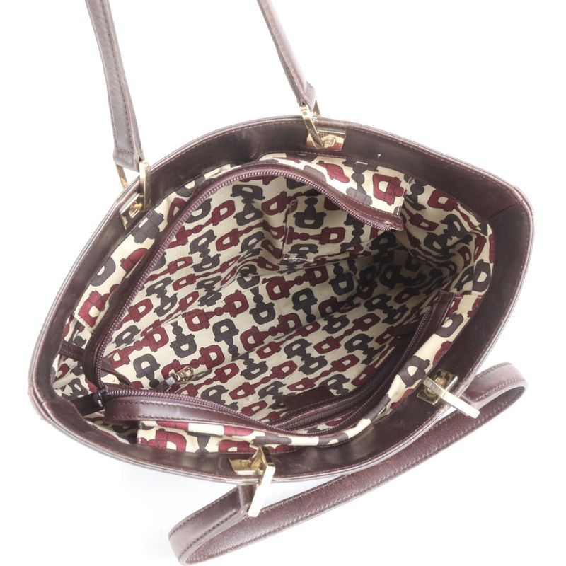 Guccissima Horsebit Leather Tote Bag Shoulder 145984 Brown Genuine Leather