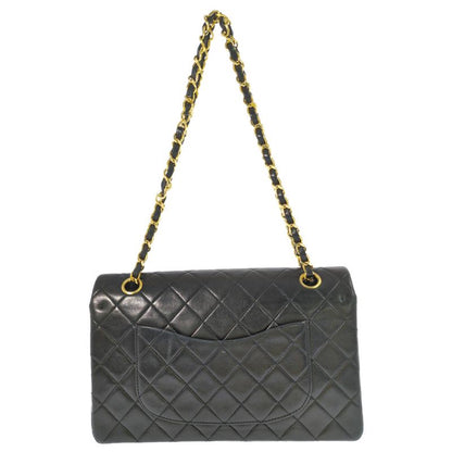 Chanel Matelasse 25 Shoulder Bag Black Next Day Delivery Possible []B [ladies]