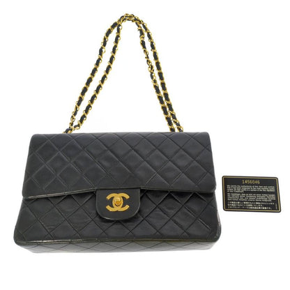 Chanel Matelasse 25 Shoulder Bag Black Next Day Delivery Possible []B [ladies]