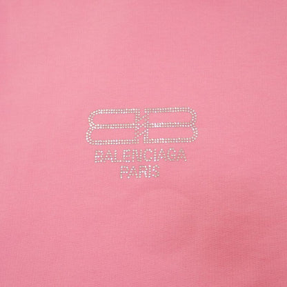 Balenciaga BB Logo Pullover Size XS 578135_tmvp3_5504 Hoodie Cotton Pink Mens