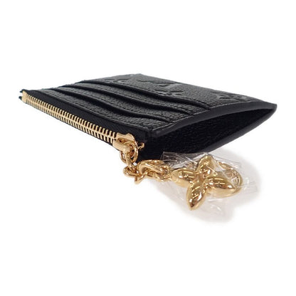 Louis Vuitton Porte Carte Flora M82639 Card Case Monogram Empreinte Black Mens