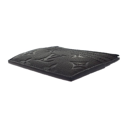 Louis Vuitton Porte Carte Flora M82639 Card Case Monogram Empreinte Black Mens
