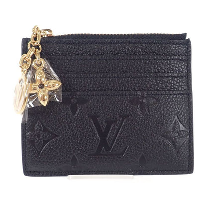 Louis Vuitton Porte Carte Flora M82639 Card Case Monogram Empreinte Black Mens