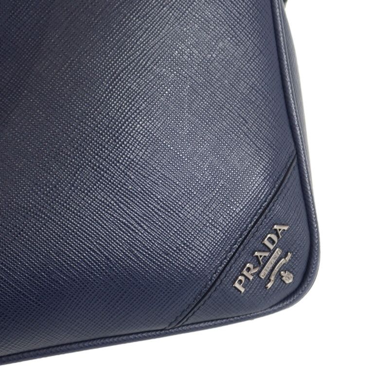 Prada Business 2ve3689z2f0216 Briefcase 2WAY Bag Saffiano Navy Men's [grade A