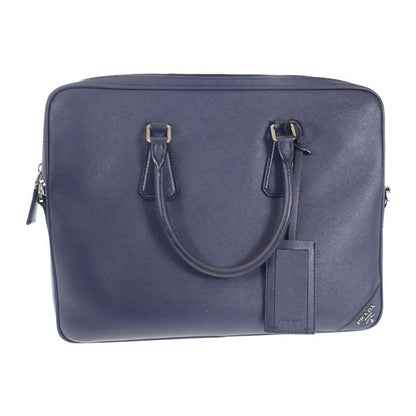 Prada Business 2ve3689z2f0216 Briefcase 2WAY Bag Saffiano Navy Men's [grade A