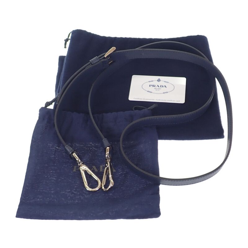 Prada Business 2ve3689z2f0216 Briefcase 2WAY Bag Saffiano Navy Men's [grade A