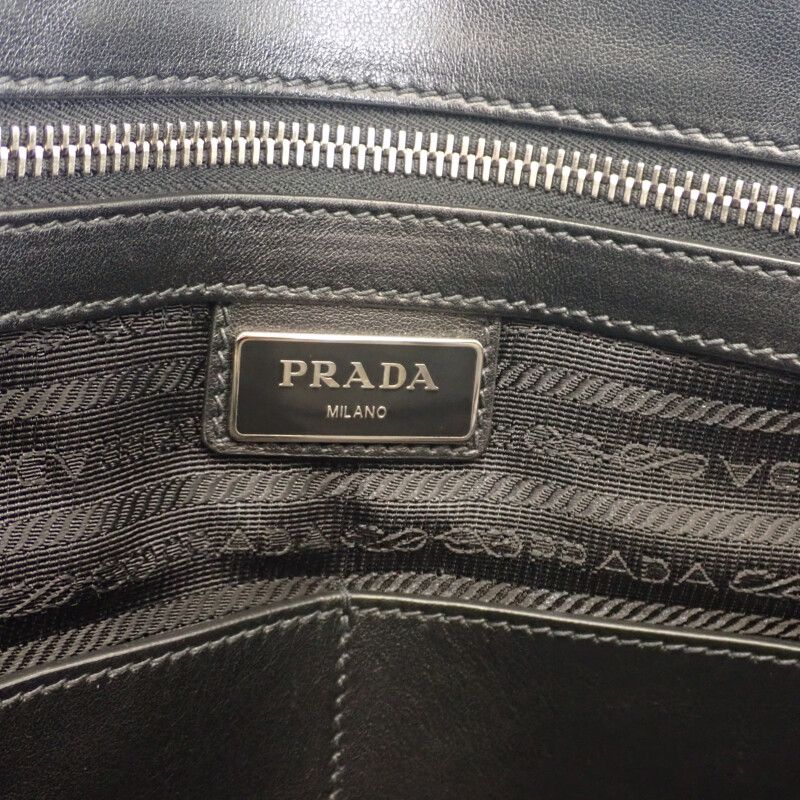 Prada Business 2ve3689z2f0216 Briefcase 2WAY Bag Saffiano Navy Men's [grade A