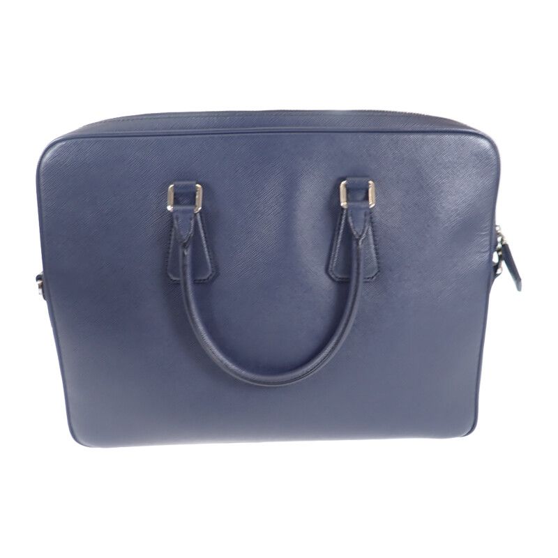Prada Business 2ve3689z2f0216 Briefcase 2WAY Bag Saffiano Navy Men's [grade A
