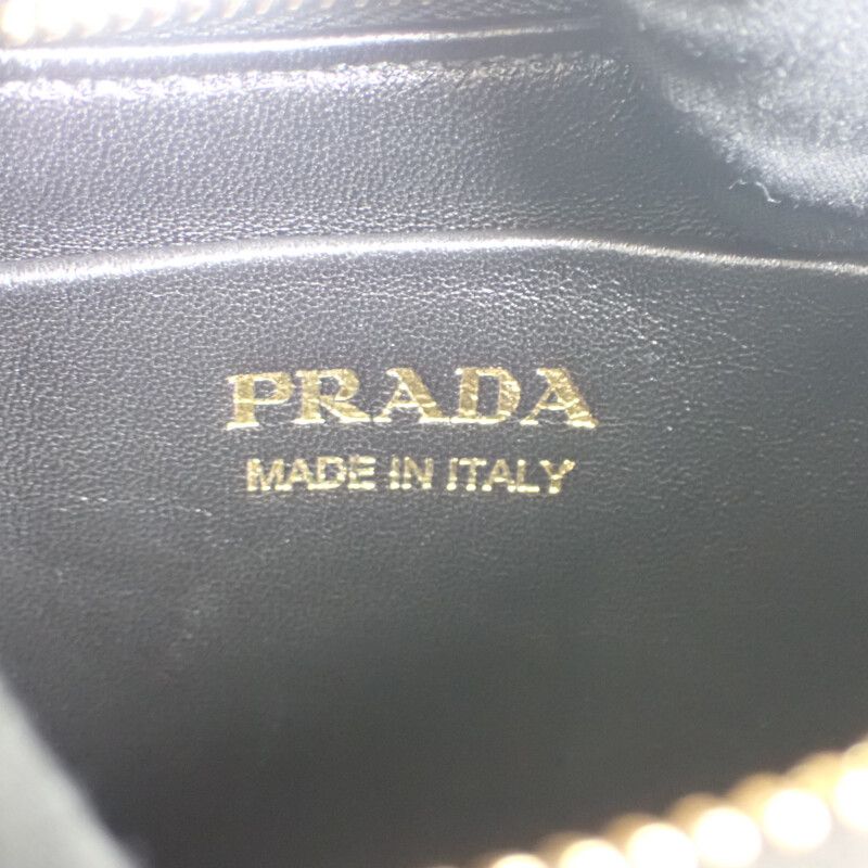 Prada Arches Small Leather 1bc194_ask_f0002_v_ooo Shoulder Bag Calf Black Gold