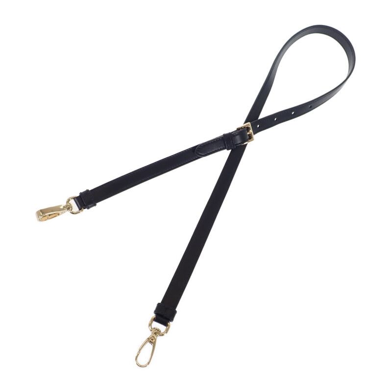 Prada Arches Small Leather 1bc194_ask_f0002_v_ooo Shoulder Bag Calf Black Gold