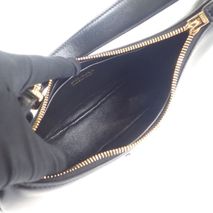 Prada Arches Small Leather 1bc194_ask_f0002_v_ooo Shoulder Bag Calf Black Gold