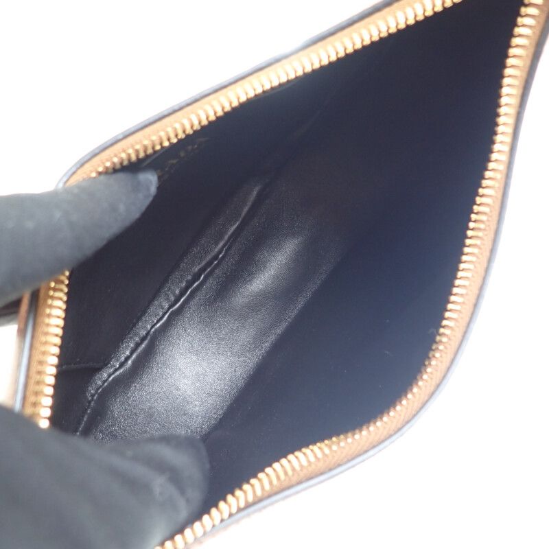 Prada Archesmall Leather Shoulder 2WAY Bag Handbag Leather Cognac Gold Hardware