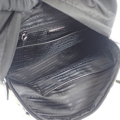 Prada Leopard Backpack 1bz001 Backpack/daypack Nylon Brown Black Women's