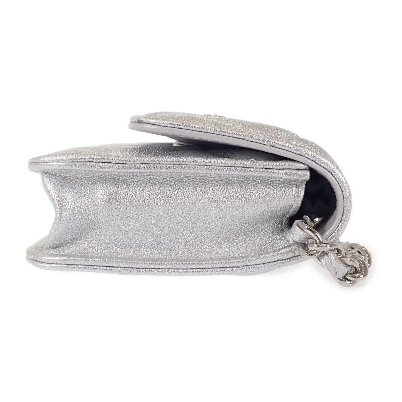 Chanel Star Chain Belt Bag Mini 2WAY Bag Shoulder Bag Lambskin Silver Hardware