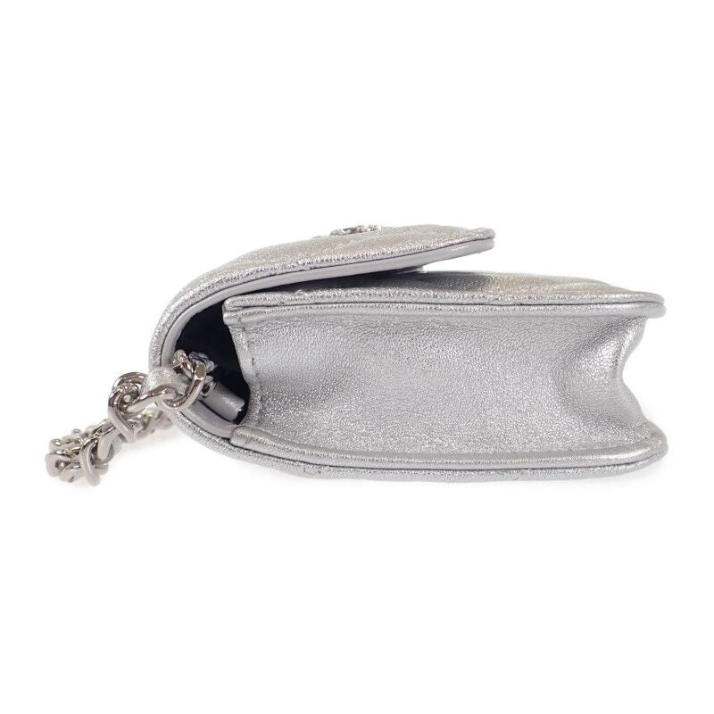 Chanel Star Chain Belt Bag Mini 2WAY Bag Shoulder Bag Lambskin Silver Hardware